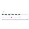 Mèches métal acier forgé HSS